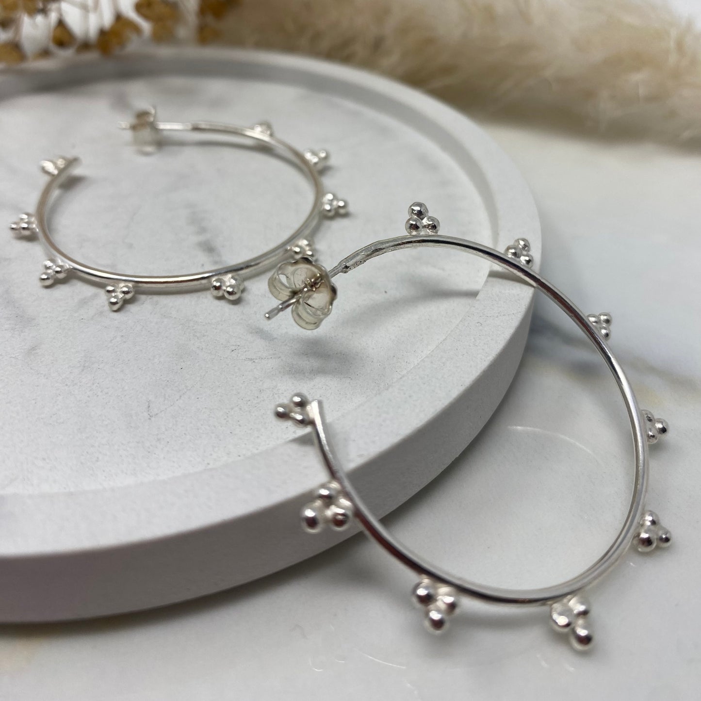 Sunbeam Hoop Earrings - Large