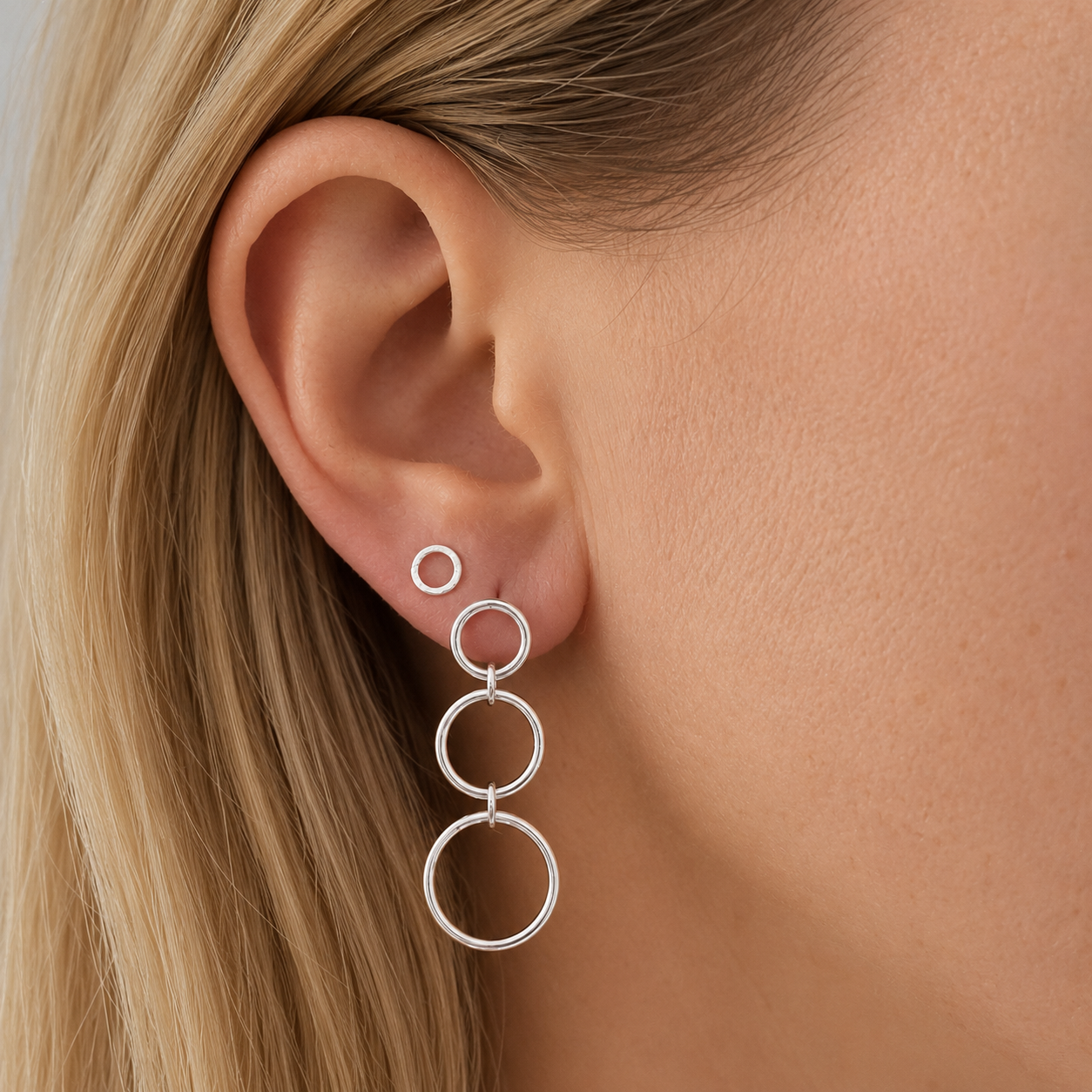 Trio Orbit Earrings