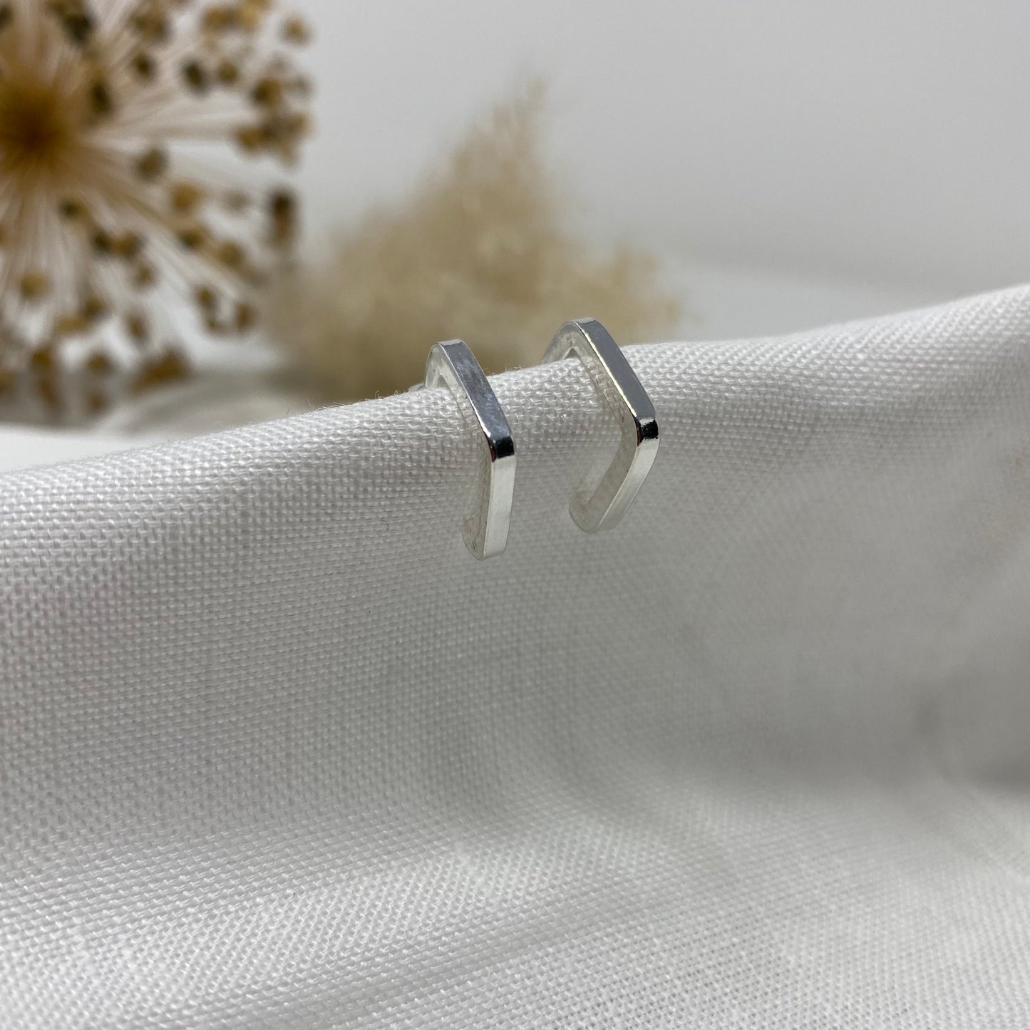 Square Deia Hoop Earrings