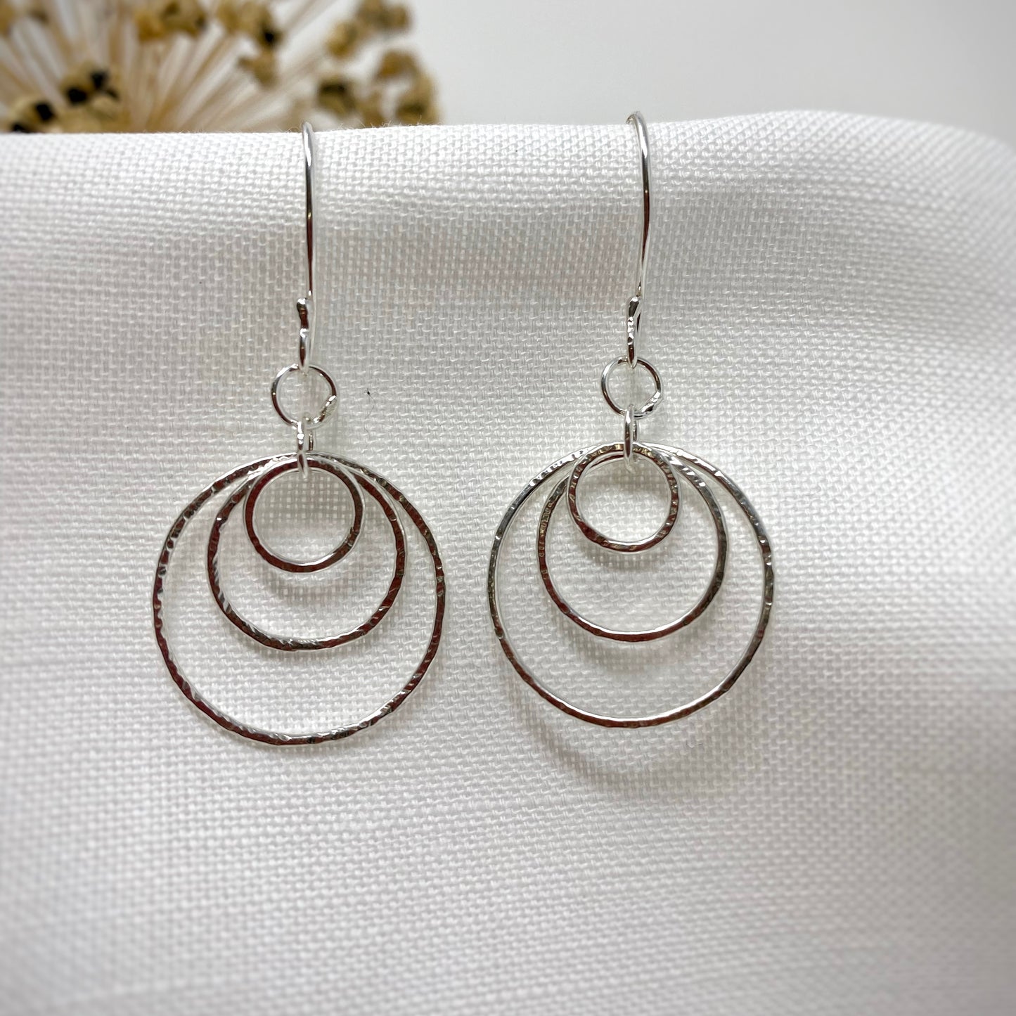 Trio of Rings Earrings