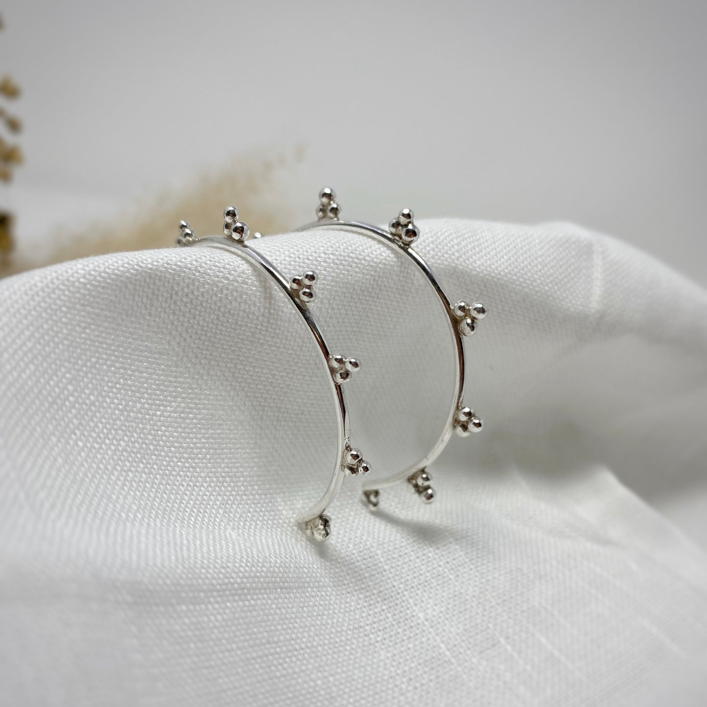 Sunbeam Hoop Earrings - Large