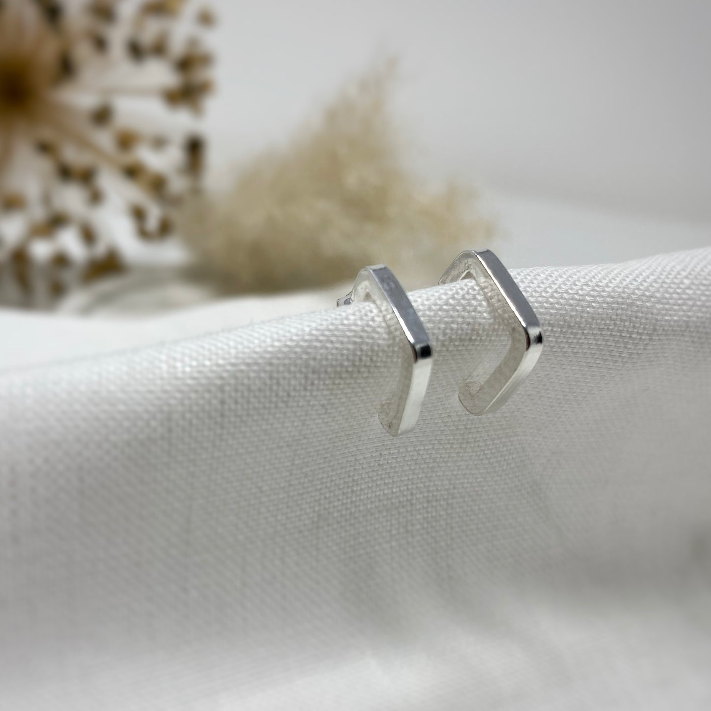 Square Ulla Hoop Earrings