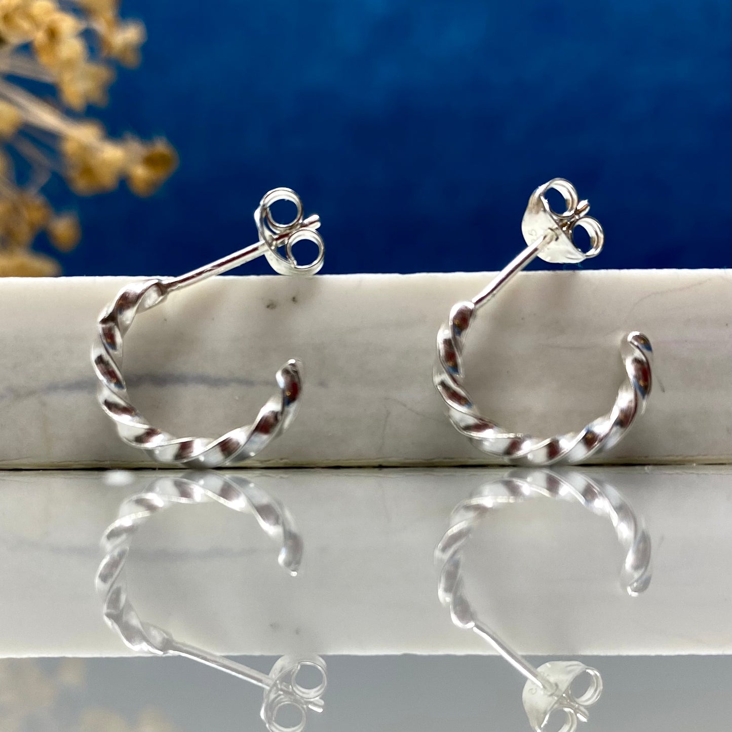 Dainty Twist Hoops - Mini