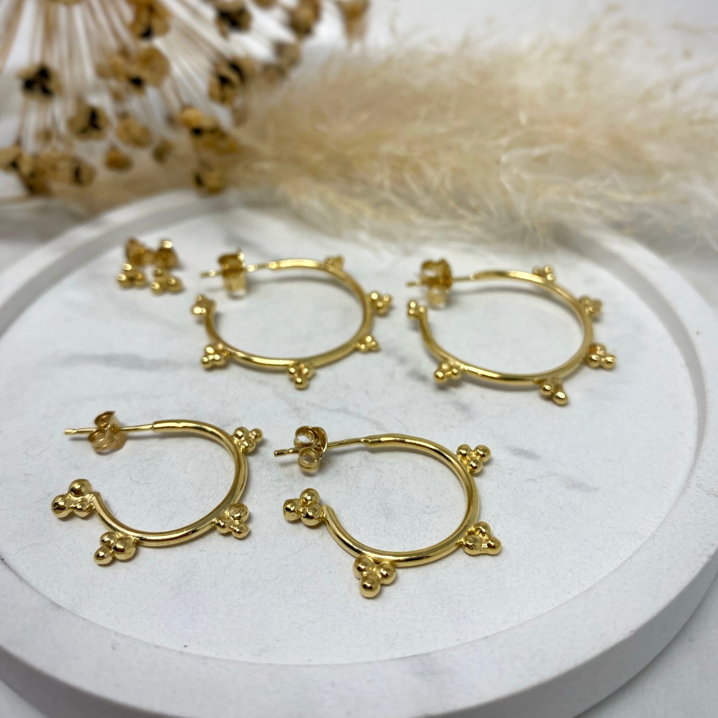 Gold Vermeil Sunbeams - Mini