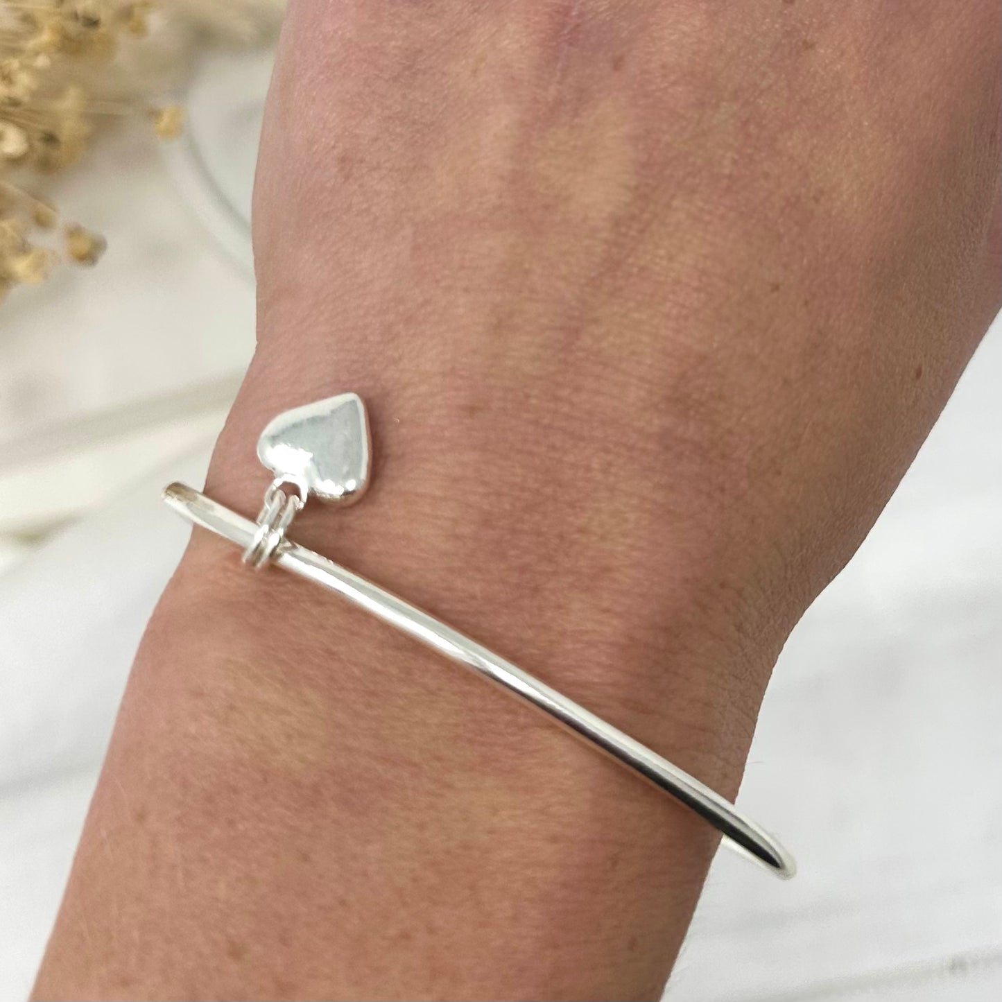 You've Got The Love - Heart Charm Bangle