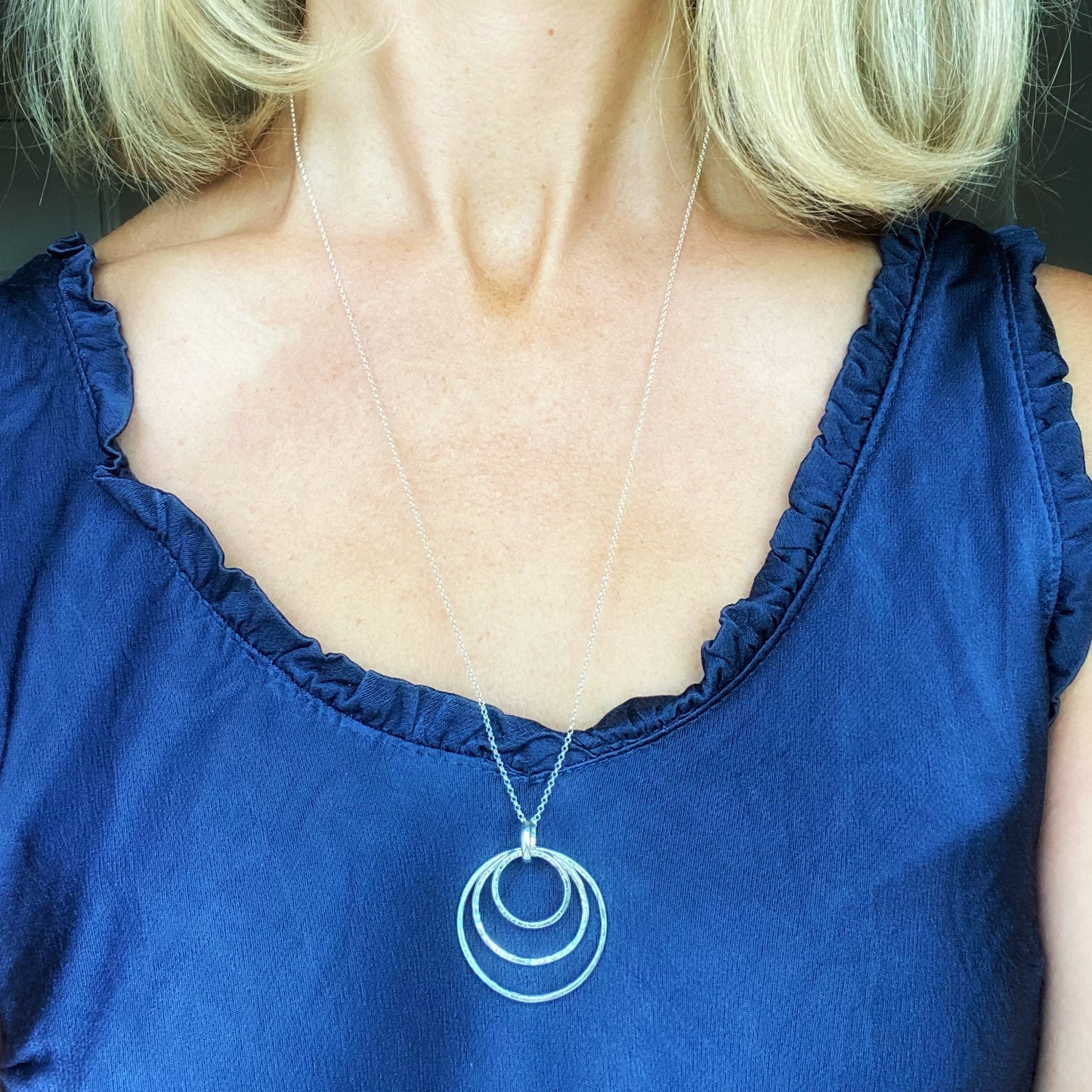 Trio of Rings Pendant - Large