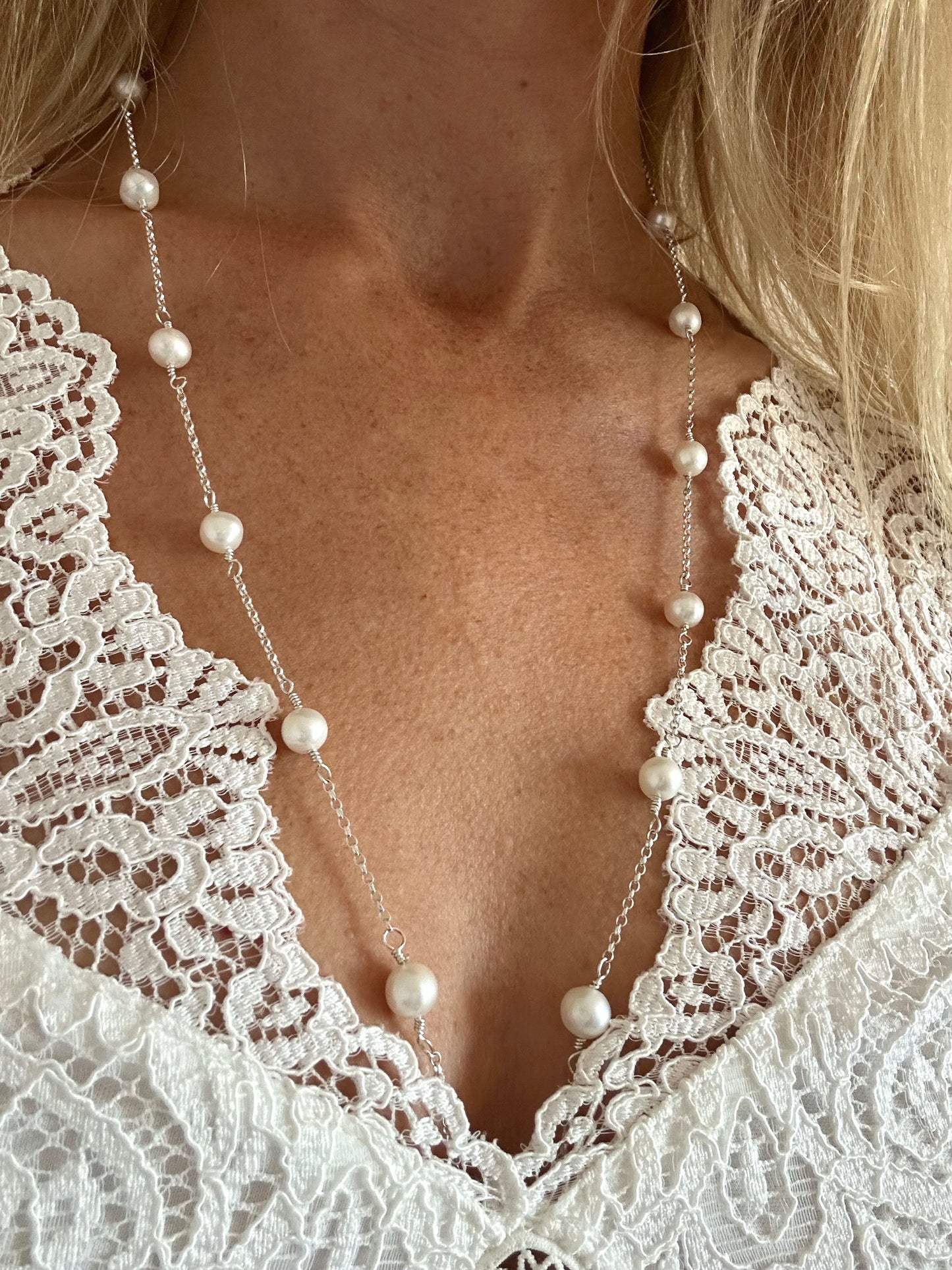 Roberta Pearl Necklace