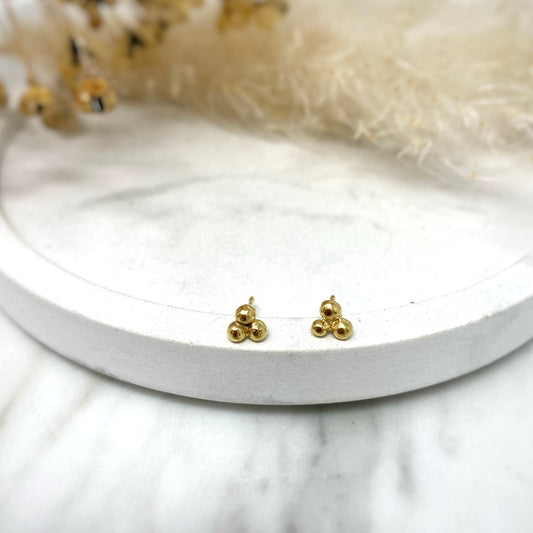 Gold Vermeil Sunbeam Studs