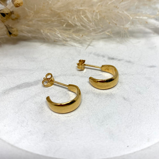 Gold Vermeil Mona Hoops