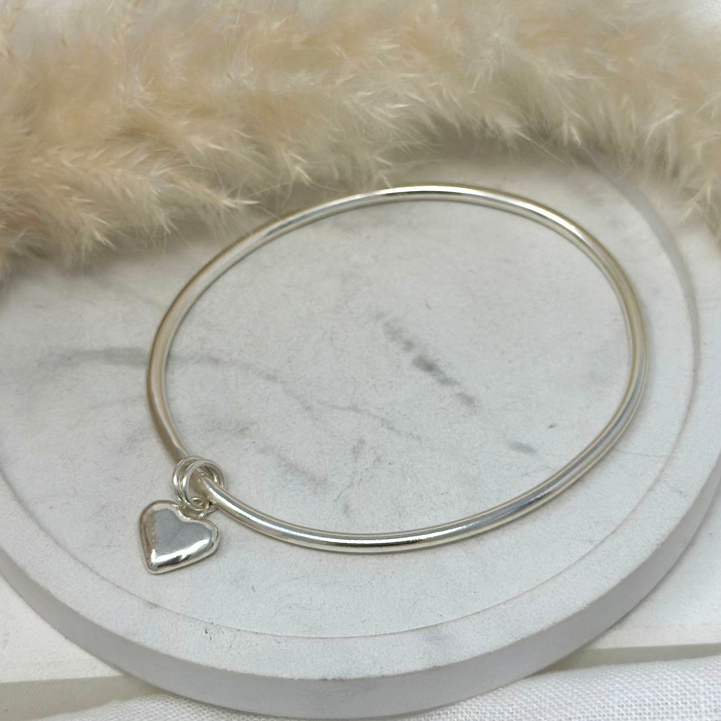 You've Got The Love - Heart Charm Bangle