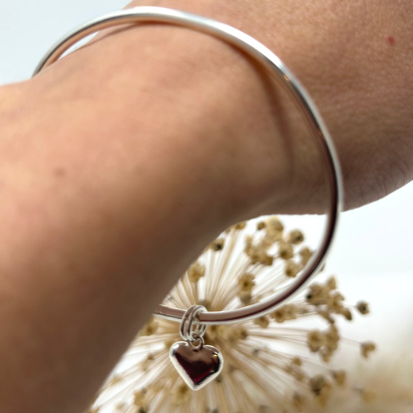 You've Got The Love - Heart Charm Bangle