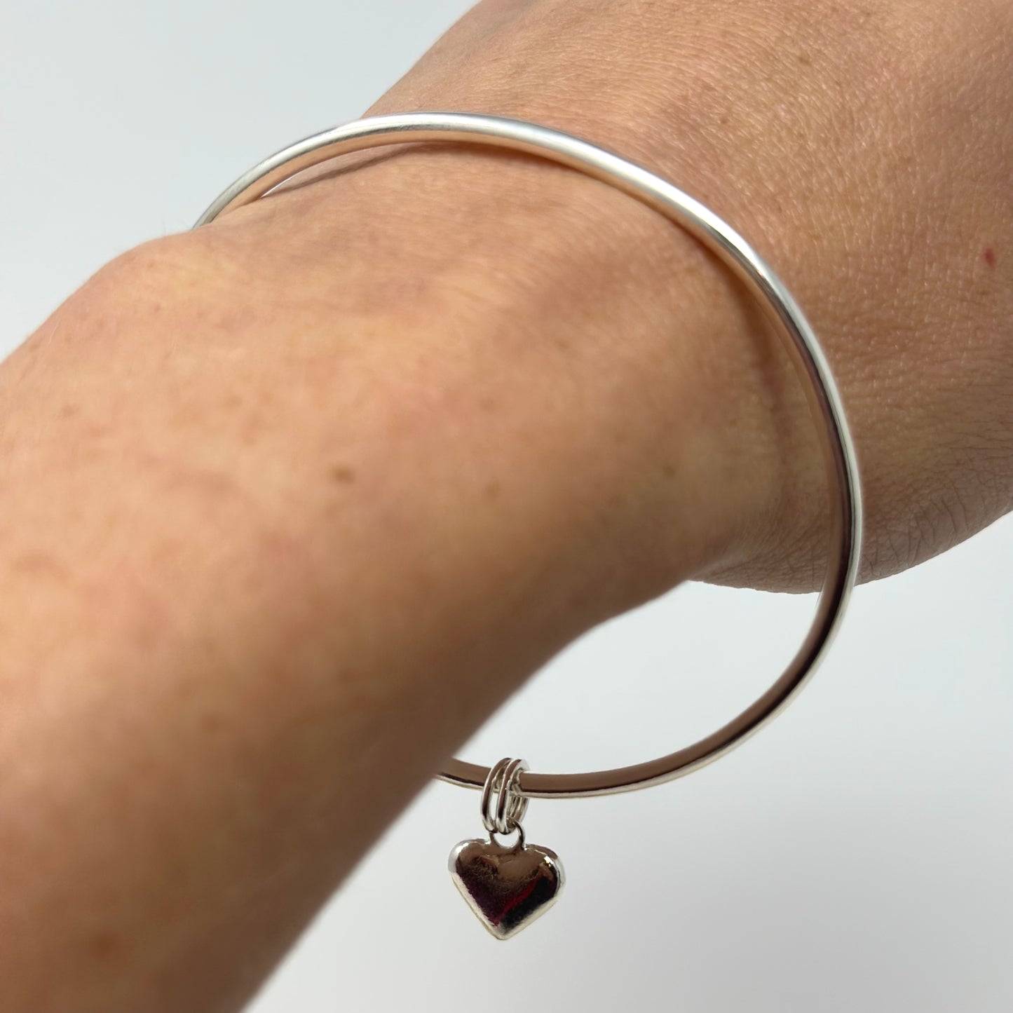 You've Got The Love - Heart Charm Bangle